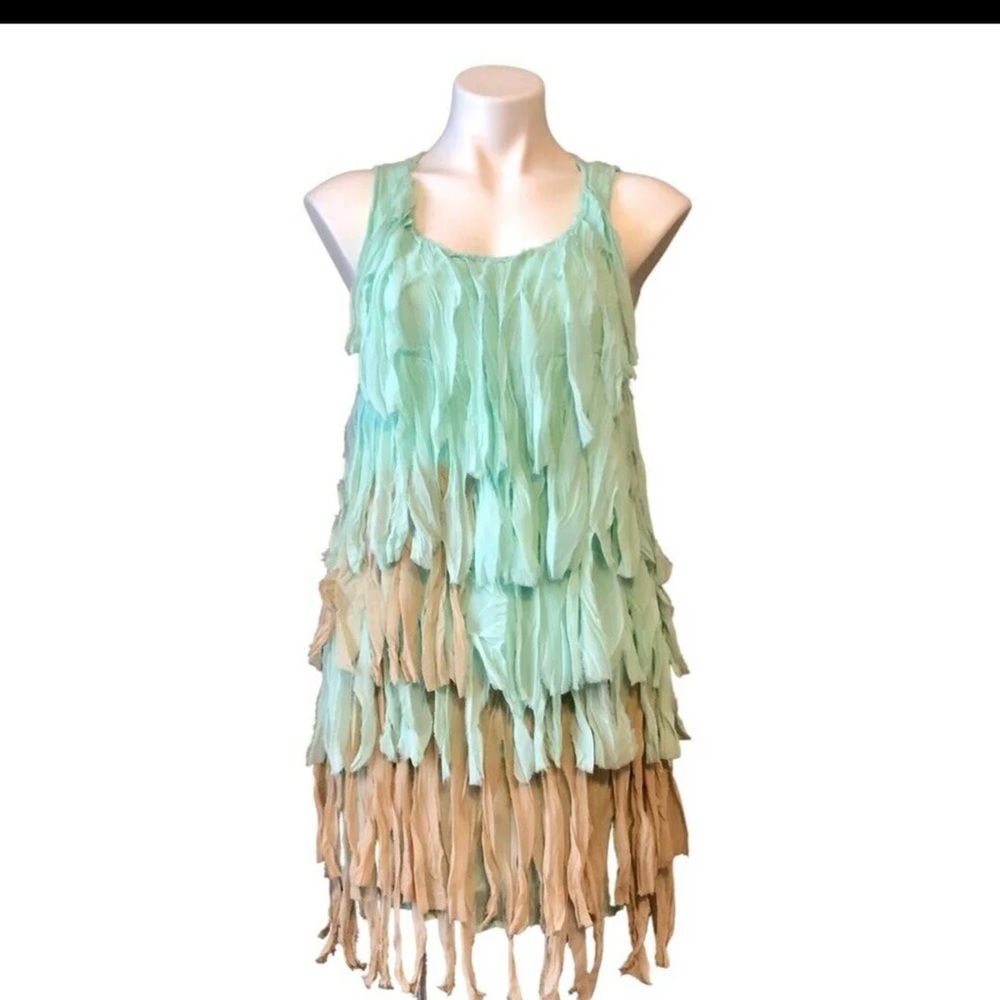 Blu Pepper Vintage Anthropologie Sleeveless Dress 
Small